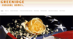 Desktop Screenshot of greenidgefuneralhomes.com